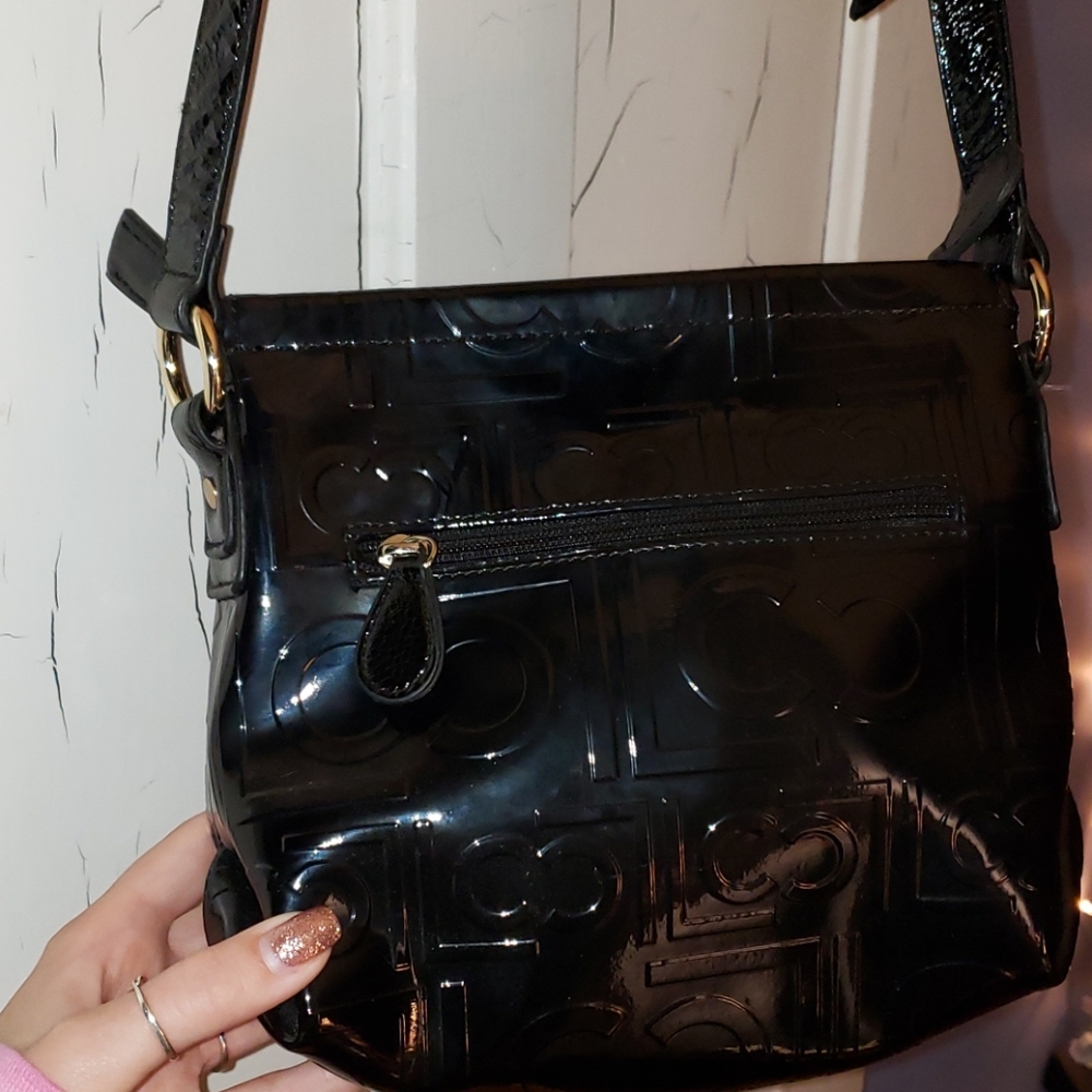 Liz Claiborne polyurethane crossbody